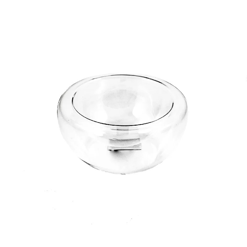 6 x 120ml Small Double-Walled, Glass Bowl