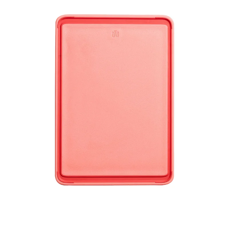 eKu Upcycle Large Everyday Chopping Board 33x23cm Salmon