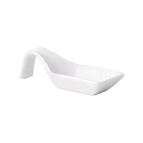 FOH Kyoto Square Sampler Spoon, White, 1/2 oz.