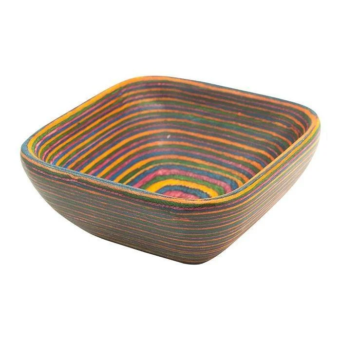 Island Bamboo Rainbow Pakkawood Pinch Bowl