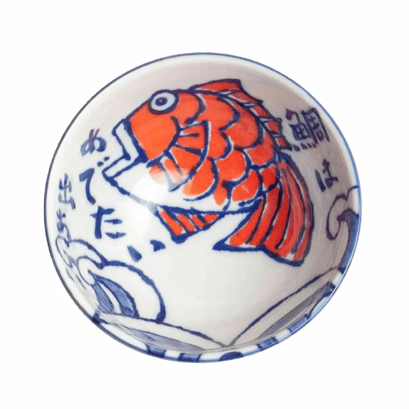 Japanese Fish Rice Bowl, 13.5cm