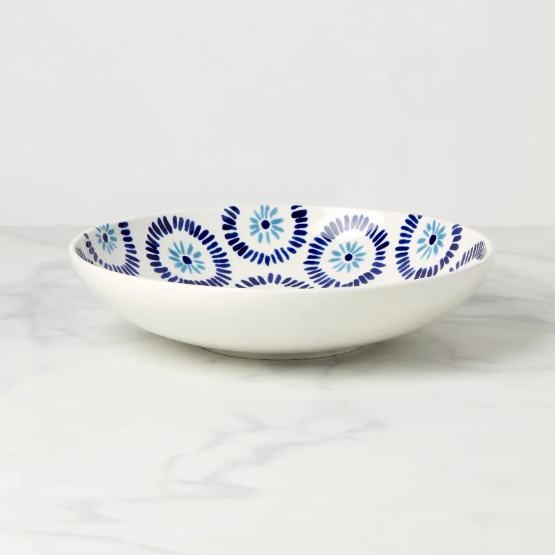 Floral Way Low Serving Bowl