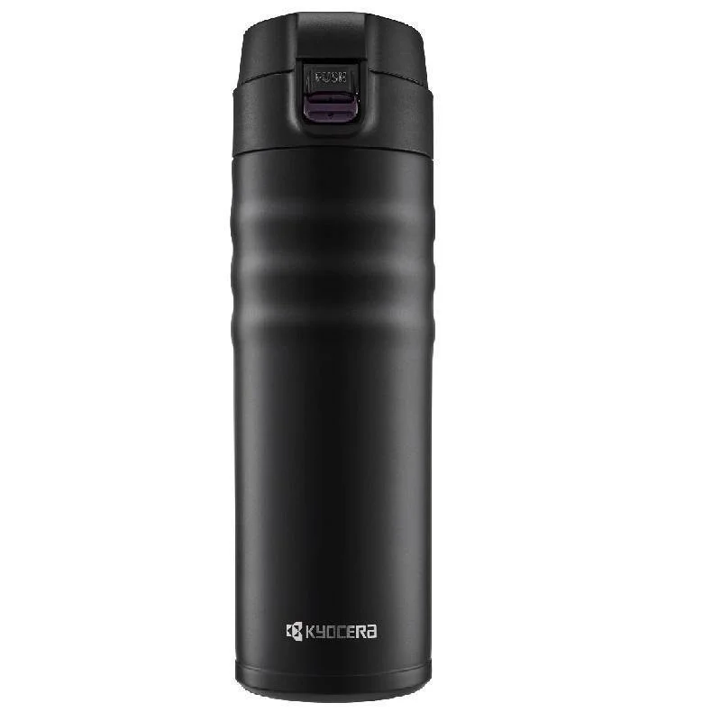 Kyocera 17oz Flip Top Travel Mug Back