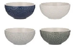 Nautical Prep Bowls - Set of 4