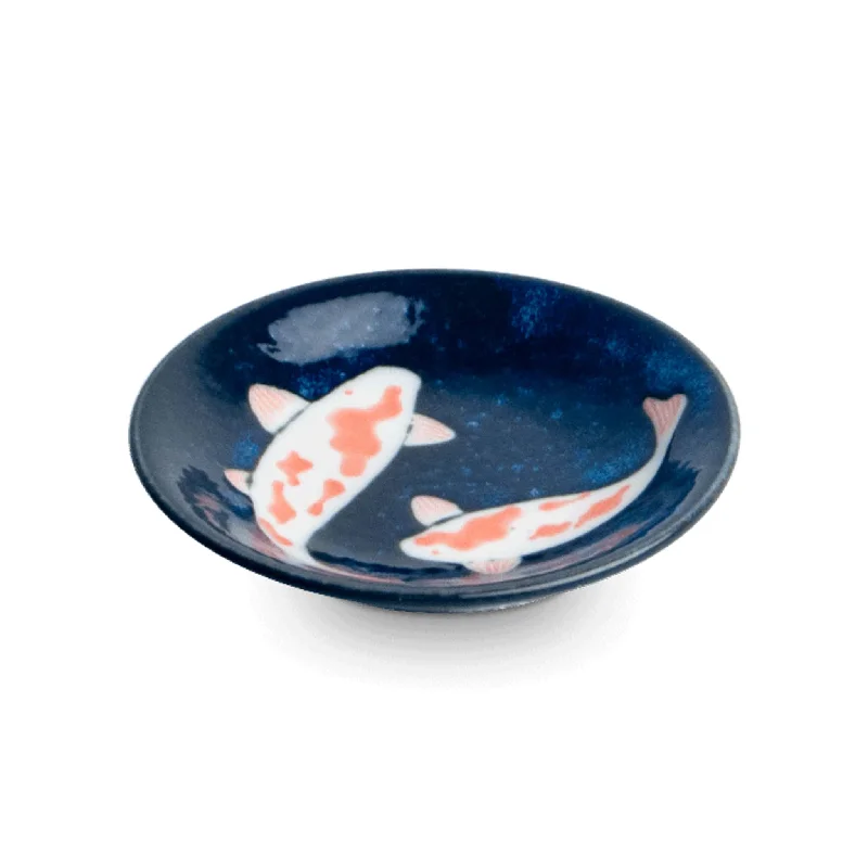 Nishikigoi Soy Sauce Dish, 10cm