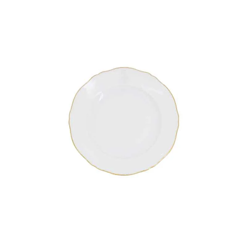 Corona Oro Bread Plate, Antico Doccia Shape, 17cm