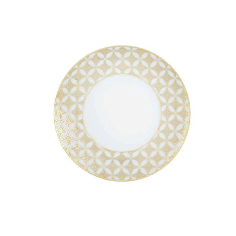 Vista Alegre Gold Exotic Tea Plate, Porcelain, 16.9cm