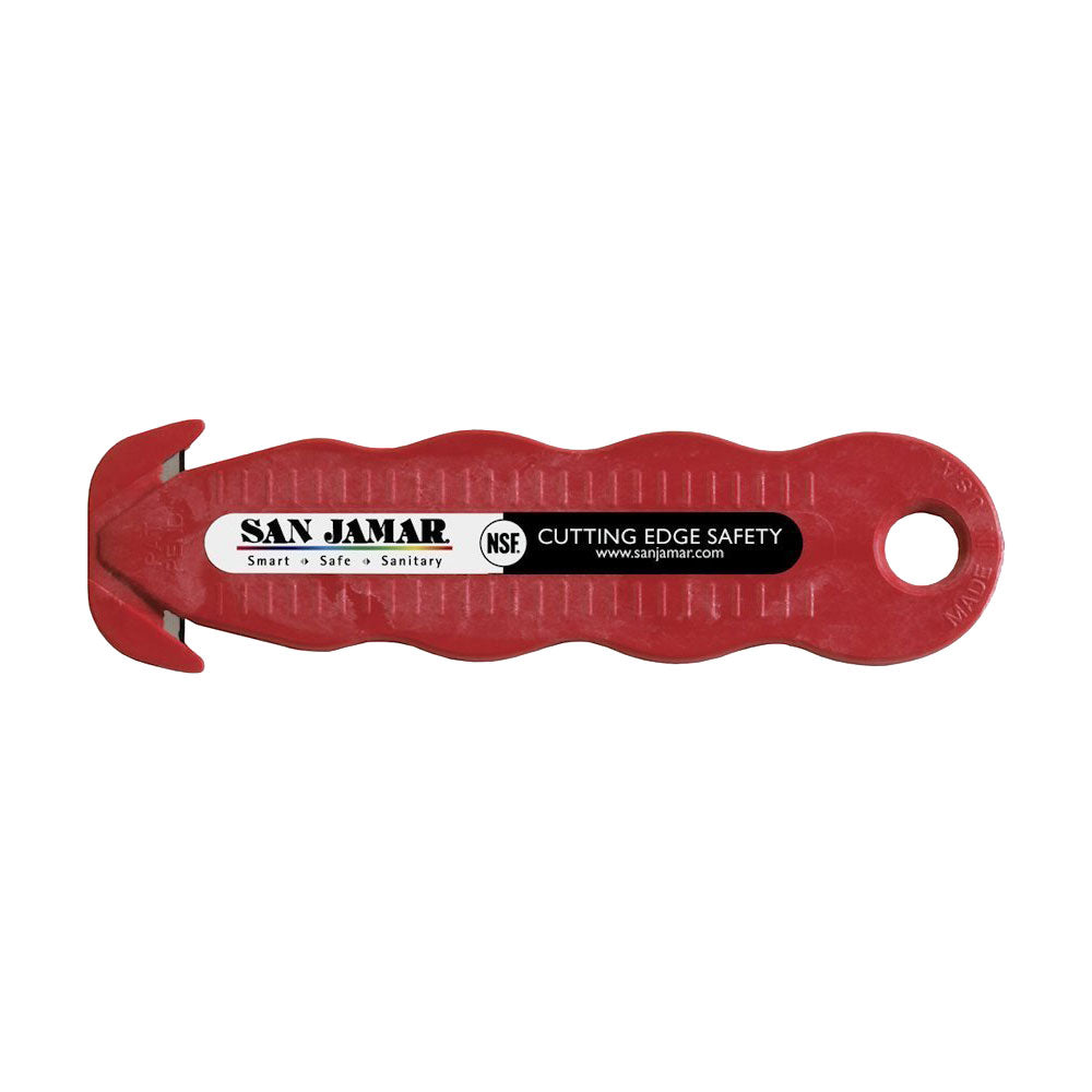 San Jamar KK403 Klever Kutter Box Opener, Red, Pack of 3