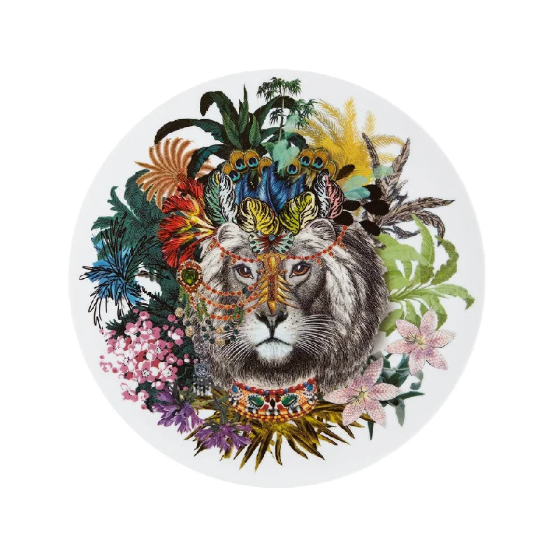 Love Who You Want - Jungle King Charger plate, 33cm, White