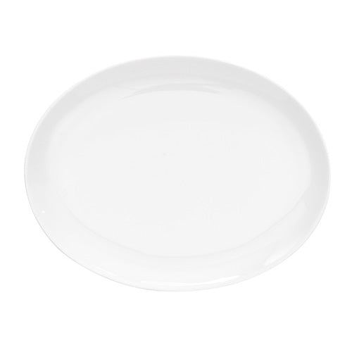 Venu 922539 Bone Oval Coupe Platter, 11-3/4" x 9-1/2", Case of 12