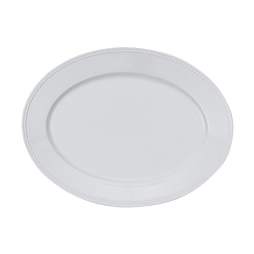 Vista Alegre 928644 Perla Oval Porcelain Platter, 13" x 10-1/4"