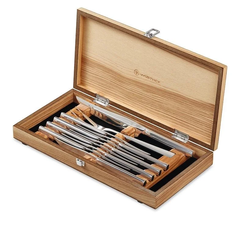 Wusthof 10-Piece Stainless Mignon Steak & Carving Set