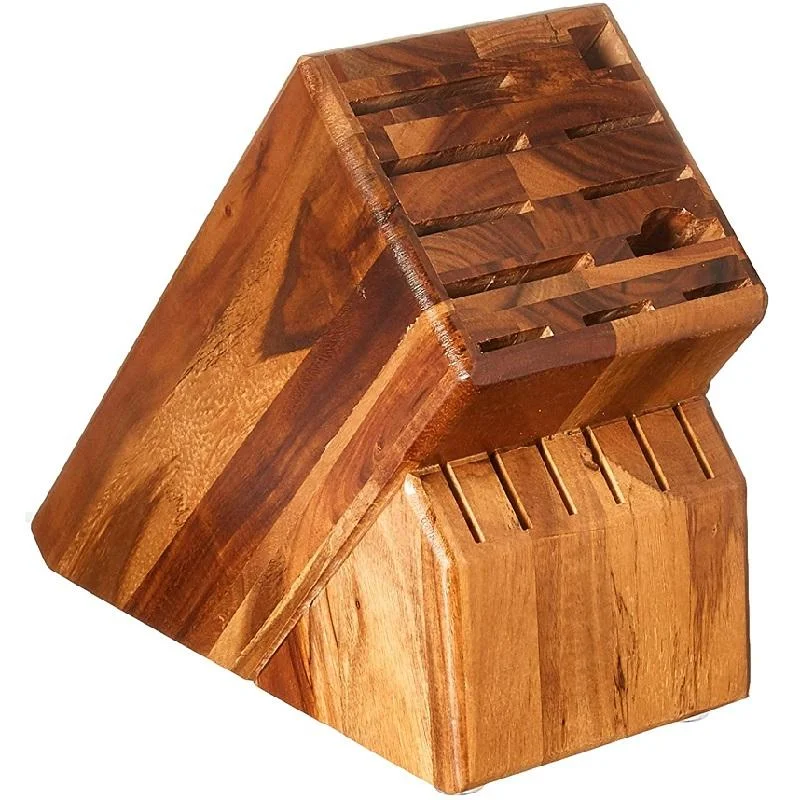 Wusthof 17-Slot Acacia Knife Block