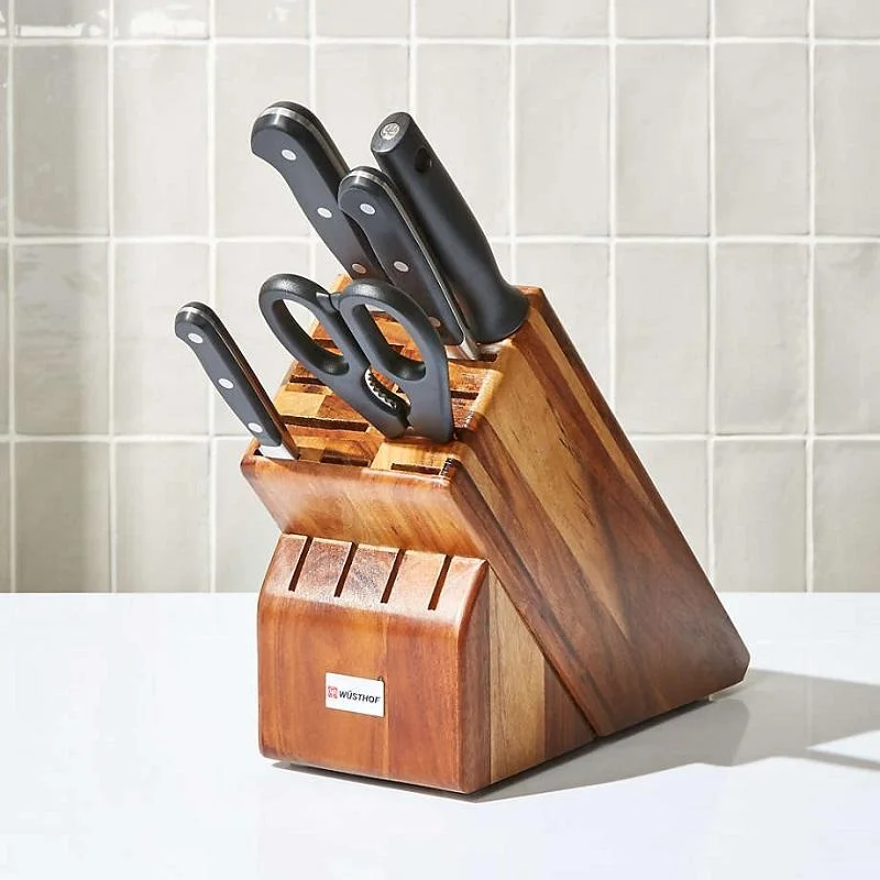 Wusthof Classic 6-Piece Acacia Wood Block Set