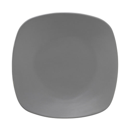 Ziena 020700 Stoneware Square Plate, Gris Azul, 11" x 11", Case of 12