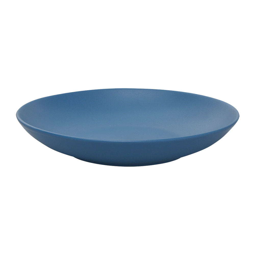 Ziena 922426 Stoneware Deep Coupe Plate, Azure, 18 oz., Case of 12