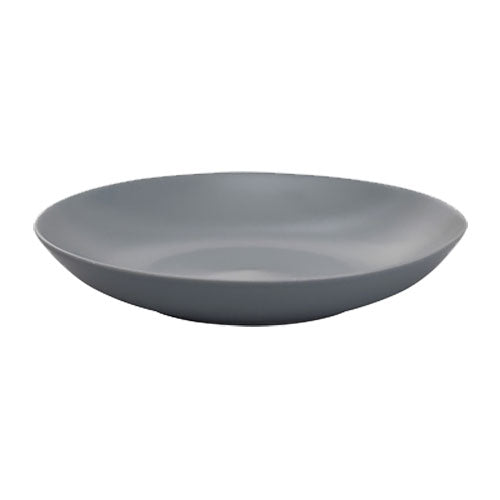 Ziena 922472 Stoneware Deep Coupe Plate, Gris Azul, 48 oz., Case of 12